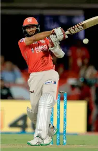  ?? AFP ?? Hashim Amla played a match-winning knock against Gujarat. —