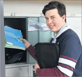  ??  ?? INCENTIVE: Horsham College student Cameron Marcroft is keen to study agricultur­al science next year. The cost of his chosen university degree has decreased by 62 percent. Picture: PAUL CARRACHER