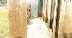  ?? ?? Another toilet facility at IDP camp in Gwada, Shiroro LGA Niger State