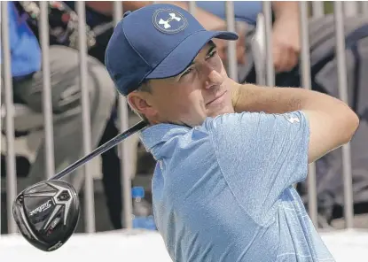  ??  ?? Jordan Spieth says Conway Farms is playing more difficult now than it did two years ago when it last hosted the BMW. | NAM Y. HUH/ AP