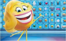  ?? SONY PICTURES ANIMATION ?? The Emoji Movie was universall­y panned.