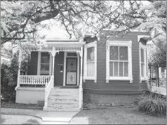  ?? SCOTT SONNER / AP ?? Preserve Nevada lists the UNR Gateway District in Reno, which includes a dozen Victorian homes dating to the 19th century, including this one, as the most endangered historic place in the state. UNR wants to build a business school in the area and is...