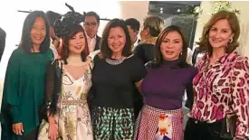  ??  ?? Patricia Luang, Sea Princess, Stephanie Spero, Dr. Vicki Belo-Kho, Ana Ugarte