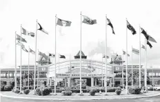  ?? FILE ?? The flags of CARICOM members fly at the secretaria­t in Georgetown, Guyana.