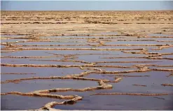  ??  ?? AFAR IRDOOD, Ethiopia: The landscape of the Danakil Depression is pictured.