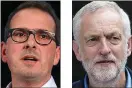  ??  ?? Fears of split: Owen Smith said Jeremy Corbyn could not hold Labour together