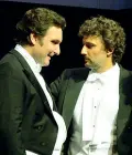  ??  ?? Ludovic Tézier e Jonas Kaufmann