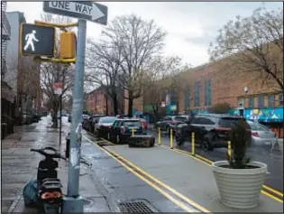  ?? ?? DOT officials announced Wednesday that work would resume immediatel­y on a redesign of Underhill Ave., a sleepy street in the Prospect Heights section of Brooklyn. Work stopped last fall after Mayor Adams called for additional public outreach.