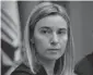  ??  ?? Federica Mogherini