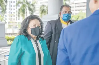  ?? — Malay Mail photo ?? Rosmah is pictured arriving at the Kuala Lumpur High Court on Nov 24.