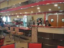  ??  ?? This photo shows the new server’s station and counter in the Pottstown Metro 100 Diner. The newly refurbishe­d restaurant opened Aug. 5, following an investment of nearly $1.7 million by owner Mark Klein.