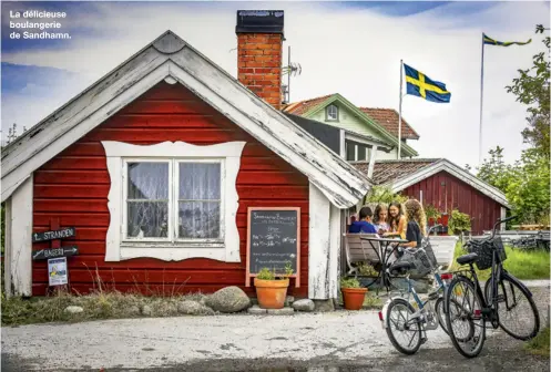  ??  ?? La délicieuse boulangeri­e de Sandhamn.