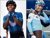  ?? (Photos AFP et Eric Ottino) ?? Nairo Quintana, Romain Bardet, deux des favoris de la course.