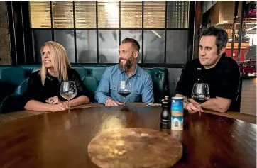  ?? PHOTO: ANDY JACKSON/ FAIRFAX NZ ?? From left: Karen Prichard, Craig Macfarlane and head chef Blair Clement.