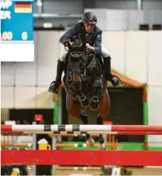  ?? Foto: Ursula Puschak ?? Wolfgang Puschak aus Bonstetten meisterte beim Bayerncham­pion die meisten Hürden mit Bravour.