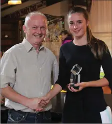  ??  ?? Denis Murphy, Macroom (left) who won a special award for his Vauxhall Sporthatch, an award chosen by Mills Inn staff.