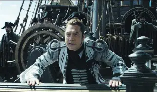  ?? DISNEY ?? Javier Bardem stars as Salazar in the new Pirates of the Caribbean film. “You would think everything is by the book on a big production,” he says, “but it is the opposite. They really encourage you to bring your input.”