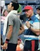  ?? PICTURE: REUTERS ?? Novak Djokovic and his coach Boris Becker have parted ways.