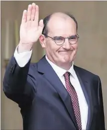  ??  ?? JEAN CASTEX. El nuevo primer ministro francés que asumió ayer.