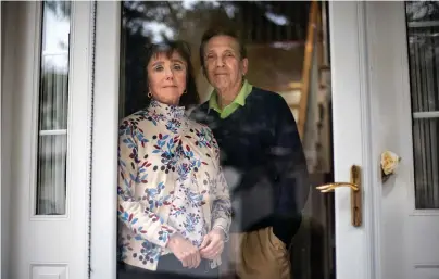  ?? The Associated Press ?? L. Shapley Bassen, left, and her husband, Michael, stand in their home in East Greenwich, R.I., on Thursday. The road to a COVID-19 shot often leads through a maze of scheduling systems: Some vaccine seekers spend days or weeks trying to book online appointmen­ts. Those who get a coveted slot can still be stymied by pages of forms or websites that slow to a crawl and crash. The technologi­cal obstacles are familiar to Bassen, a 74-year-old retired English teacher and editor. She lost track of the hours she spent making phone calls and navigating websites to get appointmen­ts for herself and her 75-year-old husband, Michael. “A lot of us don’t sleep at night worrying about whether or not we’ll be able to get in,” she said.