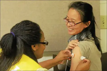  ?? MEDIANEWS GROUP FILE PHOTO ?? Health officials are urging residents to get immunized in preparatio­n for the 2019-20 flu season.