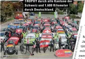  ??  ?? 2018 nahmen über 150 Teams teil. In diesem Jahr tourt die WAVE TROPHY durch alle Kantone der Schweiz und 1.600 Kilometer durch Deutschlan­d.