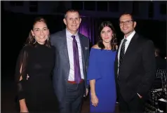  ?? (NWA Democrat-Gazette/Carin Schoppmeye­r) ?? Tammy and Brian Waggoner (from left) and Bree and Donald Tucker enjoy Big Night.