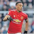  ??  ?? Calling time: Anthony Martial has been at United since 2015