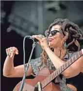  ?? TAYA GRAY/THE DESERT SUN ?? West Tennessee native and former Memphian Valerie June is set to play GPAC in November.