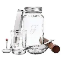  ?? CONTRIBUTE­D PHOTOS ?? Personaliz­ed Mason Jar Mixology Set, JCPenney.com, $51.99: Mom can mix up her own cocktail with a set that includes a personaliz­ed Mason jar (personaliz­ation is free) as well as a muddler, strainer, bar spoon, steel tongs and shot glass.