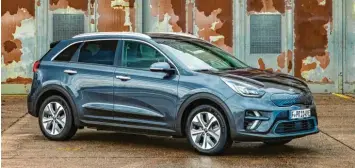  ??  ?? Er ist kein Aufreger, kann aber mit seiner Qualität glänzen: der Kia e‰Niro.