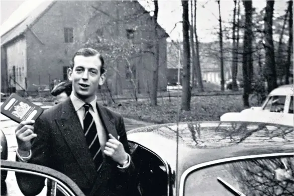  ?? ?? g ‘The leading deb’s delight’: HRH The Duke of Kent heading to Munster for a skiing trip in the 1950s
Jane Ridley’s latest book is George V: Never a Dull Moment (Chatto & Windus)