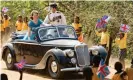  ??  ?? ‘There was something that worked about it’ … Foy and Smith in The Crown. Photograph: Alex Bailey/Netflix