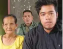  ?? ADI/METRO SIANTAR/JPG ?? MASIH TRAUMA:
Korban selamat Heri Nainggolan (kanan) di rumah keluarga di Panetonga, Kabupaten Simalungun.