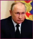  ?? ?? Russian president Vladimir Putin