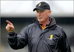  ??  ?? GONE WEST: Brian Cody will want to lay down a marker in Galway