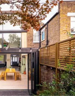  ??  ?? Above left & left: This two storey Victorian property now benefits from a large side extension and full width loft conversion by Studio 30 Architects