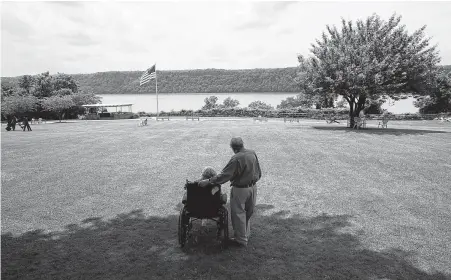  ?? Photos by Damon Winter / New York Times ?? Nursing home residents on the verge of death are increasing­ly receiving intense levels of physical, occupation­al or speech therapy in their final weeks and days, raising questions about whether such rehabilita­tion services are helpful or simply a lucrative source of revenue.