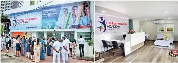  ?? ?? New premises of Lanka Hospitals Academy