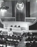  ?? ASSOCIATED PRESS ?? The United Nations General Assembly meets at Central Hall on Parliament Square in London on Jan. 10, 1946.