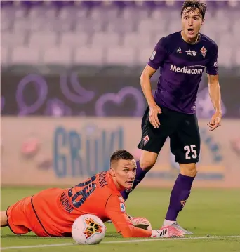  ??  ?? Futuro in bilico Federico Chiesa, 22 anni, 10 reti in campionato: ora deve discutere del suo futuro a Firenze