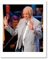  ?? GETTY IMAGES ?? Tim Rice at a tribute concert in his honour at the Royal Festival Hall, London, in 2014.