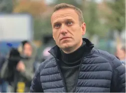  ?? GETTY IMAGES ?? Russian opposition leader Alexei Navalny attends a rally in support of political prisoners in Moscow in 2019.