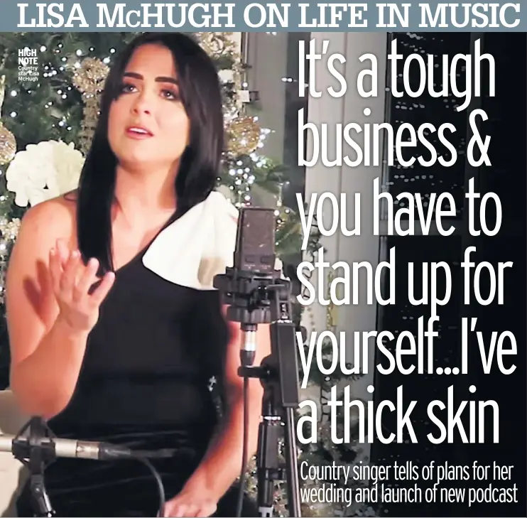  ??  ?? Country star Lisa Mchugh