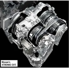  ??  ?? Nissan’s XTRONIC CVT.