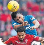  ??  ?? Alfredo Morelos and Shay Logan have been at the centre of racism storms