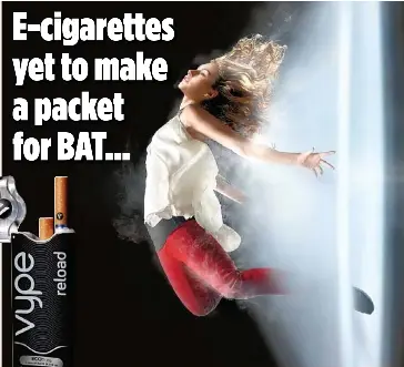 E-cigarettes yet to make a packet for BAT…