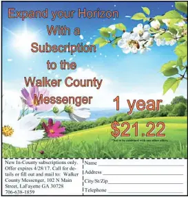  ??  ?? George B. Reed Jr., who lives in Rossville, can be reached by email at reed1600@bellsouth.net. Our website is updated each day. For the latest on local stories, visit catoosawal­kernews.com