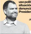  ??  ?? JAVIER MACAYA Diputado UDI