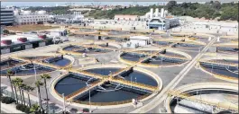  ?? DEAN MUSGROVE — STAFF PHOTOGRAPH­ER ?? The Hyperion Water Reclamatio­n Plant in Playa del Rey, across from Dockweiler Beach, is continuing to seep partially treated sewage into Santa Monica Bay since the facility was damaged by an inundation of trash and debris on July 11.